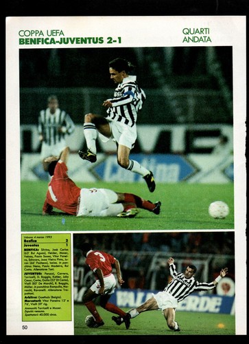 Calcio coppa uefa 1992 - calcio, 1992-1993
