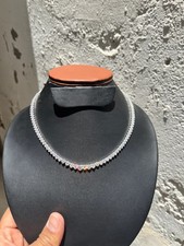 Collier tennis émeraude - collier,