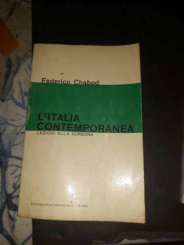 Libro italia contemporanea - l'italia,