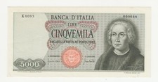 5000 LIRE COLOMBO 1°TIPO K