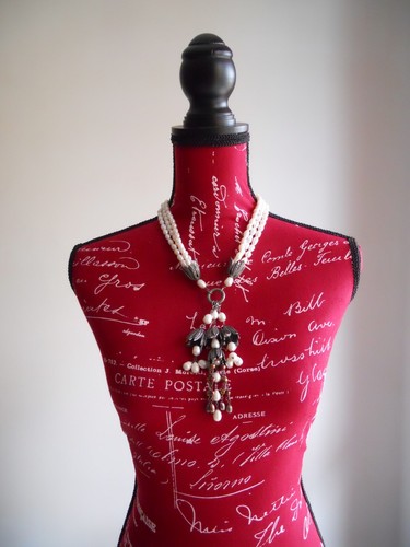 Collana girocollo perle - girocollo, di