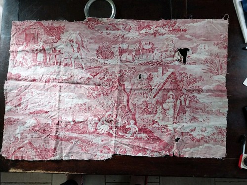 Toile jouy ancienne debut - toile, de