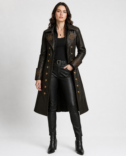 Trench coat unisex lungo