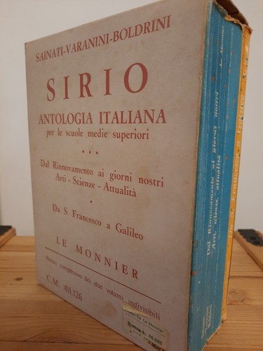Sirio antologia italiana dal - sirio,,