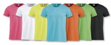 T-shirt Maglia Maglietta Fluo Fluorescente Microfibra Uomo