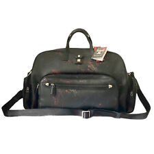 Piero Guidi Borsone Nero Borsa Grande Viaggio Sport Valigia Manici Tracolla