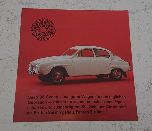 Feuillet publicitaire saab - feuillet,