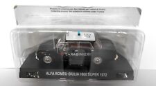DIE CAST  ALFA ROMEO GIULIA 1600 SUPER - 1972  SCALA 1/43 CARABINIERI(SC.2-D) 