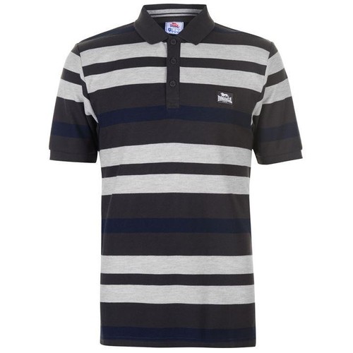 Polo casual righe logo - polo,