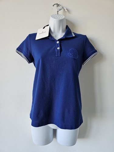 Nwt moncler blue cotton - blue,