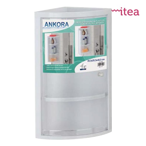 Angoliera tre ripiani con - angoliera,