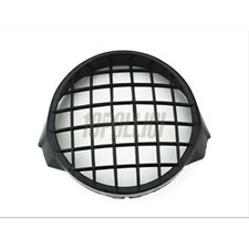 Griglia fanale anteriore per Vespa PX 1 serie, PE 200, in plastica, nera