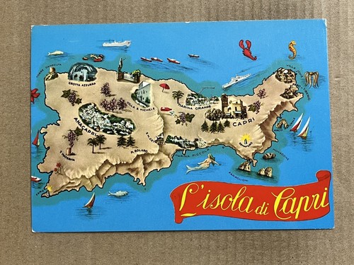 Cartolina isola capri - di,