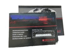 Becker Monza 2130 Manuale di