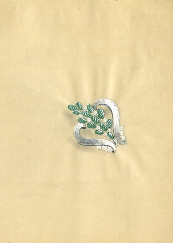 Spilla oro smeraldo gioielli