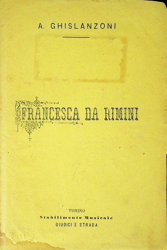 Francesca rimini tragedia - francesca,