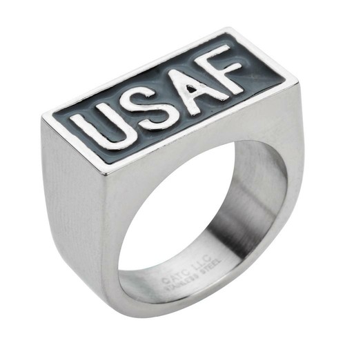 Anello sigillo usaf air - "usaf",