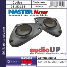 SUPPORTI ALTOPARLANTI CON GRIGLIA PERSONALIZZATA SMART FOR TWO DAL 2001 AL 2007.