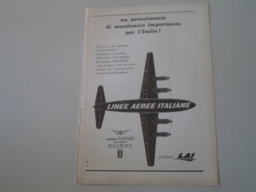 Advertising pubblicità 1957 - pubblicità,