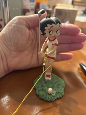 Statuina statuina vintage 4" 1999 Golf Betty Boop articolo 6860