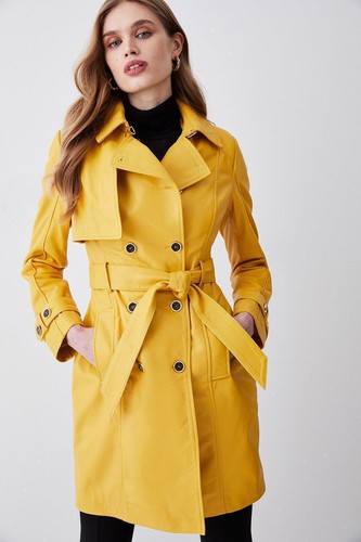 Cappotto trench pelle - cappotto,