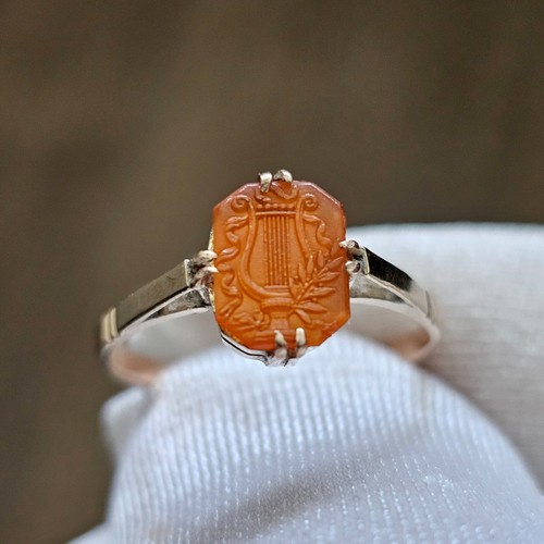 Anello antico fine oro giallo
