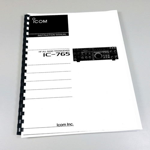 Icom 765 manuale - icom, ic-765