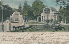 ch651 cartolina palermo citta'  giardino della villa giulio 1904