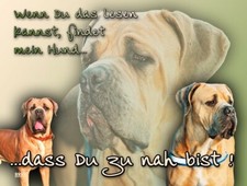 CANE CORSO cartello per cani