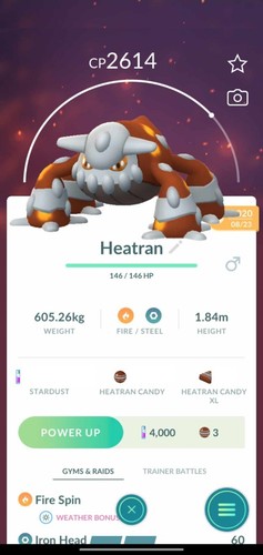 Pokemon heatran registrato - registrato, o