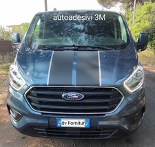 Adesivi compatibili ford TRANSIT Custom Turneo BICOLORE grafiche furgone strisce
