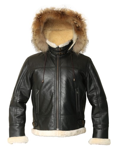 Giacca aviatore nera bomber - giacca, b3