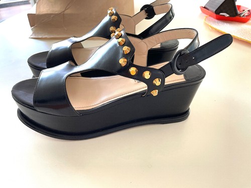 Sandalo prada originale nero - prada,