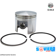 Pistone completo D.55.8 Vespa