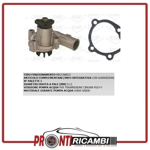 Kwp10197 pompa acqua - -,