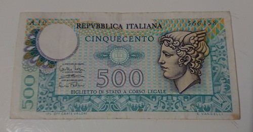 500 lire 1974 - , "mercurio"