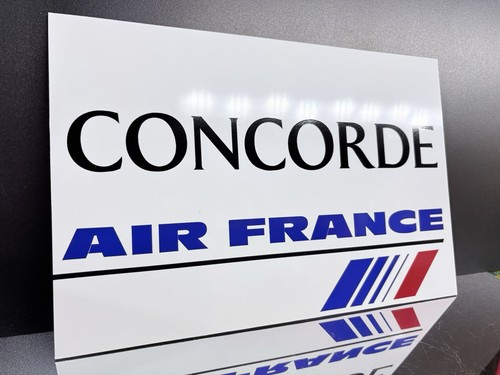 Concorde air france - sign, board