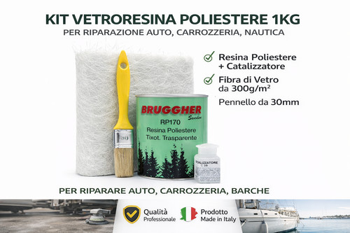 Kit vetroresina resina - vetroresina,