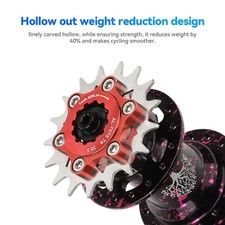 Adattatore corona conversione monovelocità MTB resiste a deformazioni e flessioni