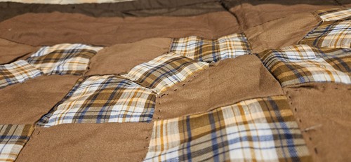 Trapunta patchwork rustica - , a