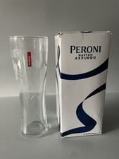 PERONI NASTRO AZZURO Half Pint Glass in Boxed Giftbox New