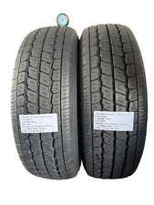2 PNEUMATICI USATI 195/65 R 16C 104/102T FALKEN ESTIVO 7.5 MM DOT 2916
