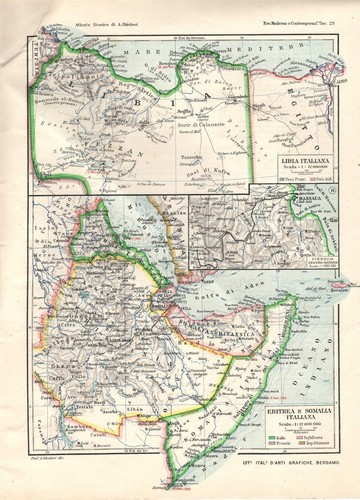Africa italiana libia eritrea - italiana,