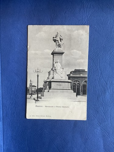 Cartolina modena monumento a - -,