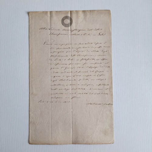 1852 scrittura manoscritta - 1852,