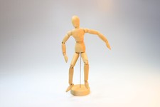 Manichino artista in legno