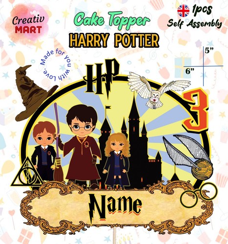 Cake topper harry - topper, potter