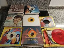 Lotto più di 200 dischi vinile 45 giri 7 pollici - italiani e stranieri