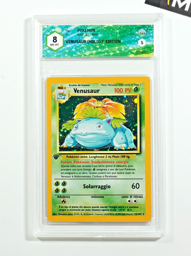 Pokemon graad venusaur ex - 8,