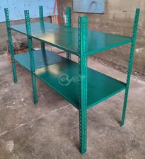 Coppia di scaffali in ferro